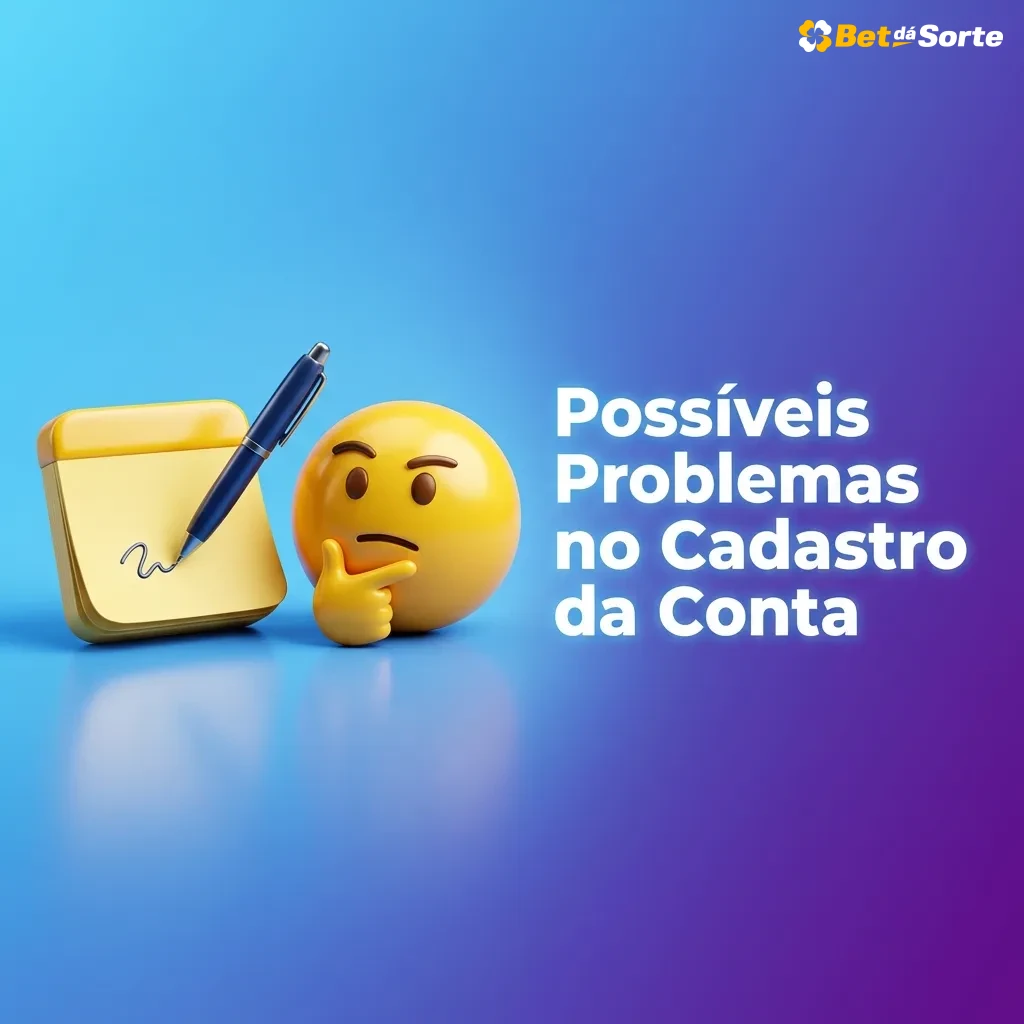 Tela de cadastro bancário com avisos de erros comuns e orientações de suporte para resolver cada problema