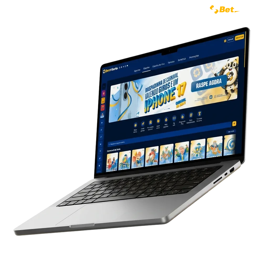 Banner da Bet dá Sorte com ícones de esportes e cassino online, destaque para apostas ao vivo e jogo responsável no Brasil