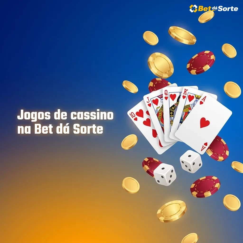 Tela do cassino online Bet dá Sorte com caça-níqueis, roleta, blackjack e jogos ao vivo para o público brasileiro